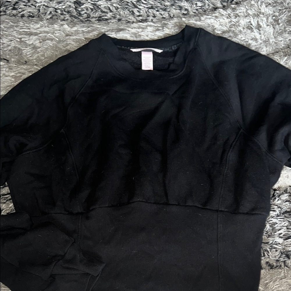 Victoria's Secret Black Crewneck